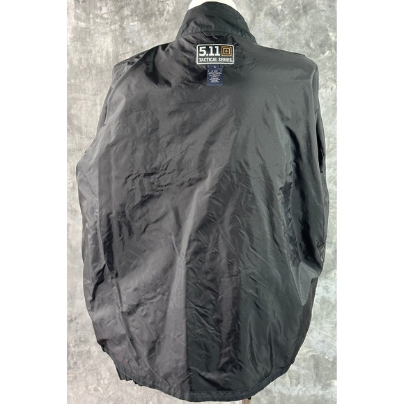5.11 Tactical Men's Black Soft Shell Lightweight Jacket sz XL (15861) - Picture 10 of 12